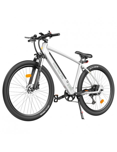 ADO DECE 300C(D30C) Bicicletta Elettrica 27.5in Pneumatico 36V 10.4Ah Batteria 250W Motore Shimano 9 velocità - Argento Convenienza