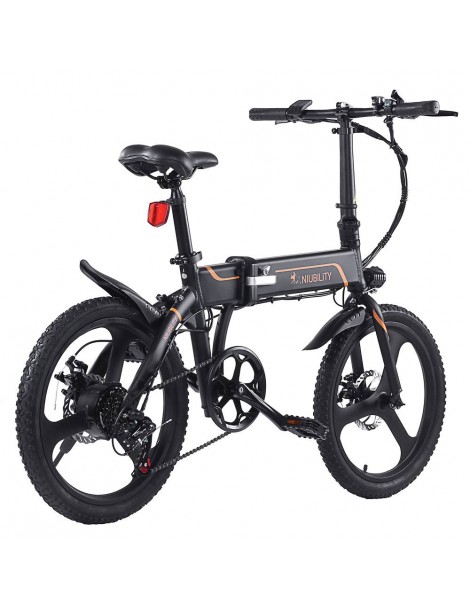 Niubility B20 20 Inch Bicicletta elettrica pieghevole 350W Motore 42V 10.4 Ah Batteria – Nero Online