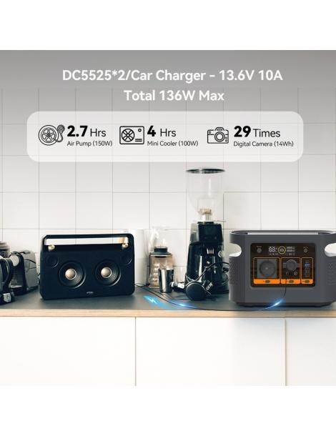 Flashfish QE01D Stazione di alimentazione portatile batteria da 22 4V/20Ah 448Wh uscita CA da 600W Outlet
