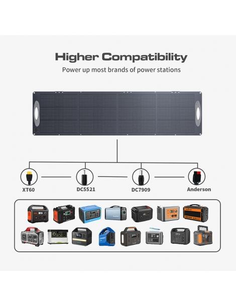 VDL POWER 200W Pannello solare portatile pieghevole cella monocristallina da 20V cavalletto regolabile Saldi