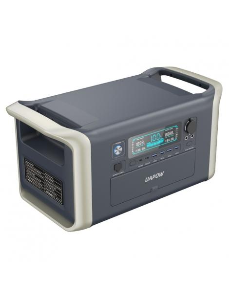UAPOW Apower1000 Stazione di alimentazione portatile generatore solare LiFePO4 da 1024Wh uscita CA 1800W ricarica PD 100W In Saldo