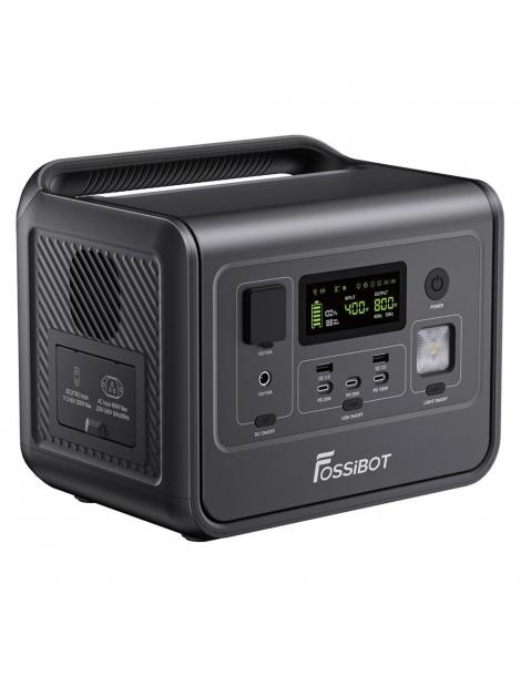 FOSSiBOT F800 Generatore Portatile Generatore Solare LiFePO4 da 512Wh - Nero Italia