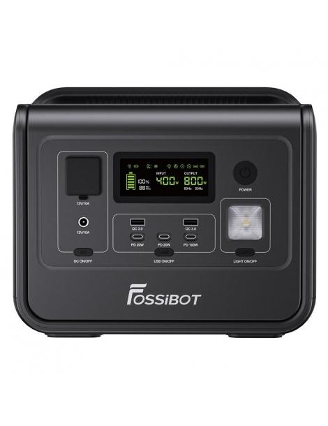 FOSSiBOT F800 Generatore Portatile Generatore Solare LiFePO4 da 512Wh - Nero Italia