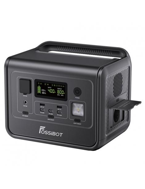 FOSSiBOT F800 Generatore Portatile Generatore Solare LiFePO4 da 512Wh - Nero Italia