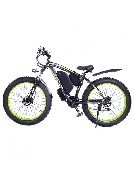 GOGOBEST GF700 26*4.0 Pneumatici Grassi Mountain Bike Elettrica 1000W Motore Brushless 48V 17 5Ah Batteria – Verde Spedizione Gratuita