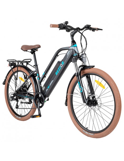 Bezior M2 Pro Ciclomotore elettrico 500W Motore 12.5Ah Batteria- Nero Qualità Garantita