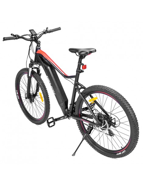 WELKIN WKEM001 Bicicletta elettrica da montagna motore senza spazzole da 250W batteria da 36V 10.4Ah - Nero e Rosso Promozione Limitata