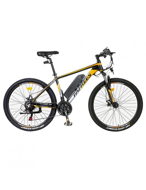 FAFREES Bici elettrica da 26 pollici 250 W con batteria agli ioni di litio da 36 V 10 Ah SHIMANO 21 velocità-Nero Affare Del Giorno