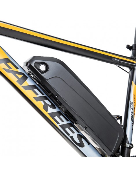 FAFREES Bici elettrica da 26 pollici 250 W con batteria agli ioni di litio da 36 V 10 Ah SHIMANO 21 velocità-Nero Affare Del Giorno