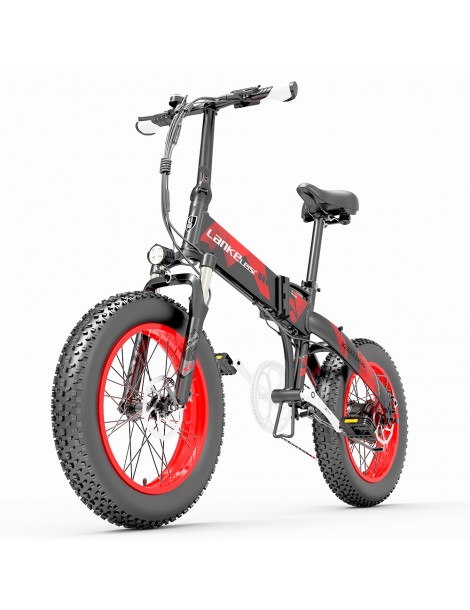 LANKELEISI X2000PLUS 10.4Ah 48V 1000W Ciclomotore Elettrico Bici Pieghevole Sconto