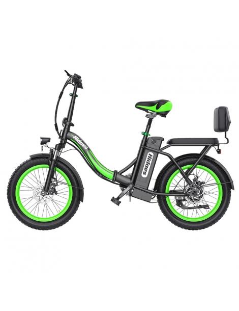 Hidoes C1 Bici Elettrica Pieghevole con Sella Posteriore Motore 750W Batteria 48V 13Ah Pneumatico Grasso 20*3 pollici Outlet