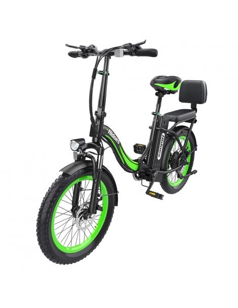 Hidoes C1 Bici Elettrica Pieghevole con Sella Posteriore Motore 750W Batteria 48V 13Ah Pneumatico Grasso 20*3 pollici Outlet