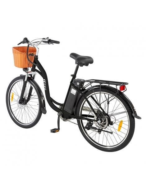 DYU C6 Bicicletta elettrica motore da 350W batteria da 12 5AH - Nero Saldi