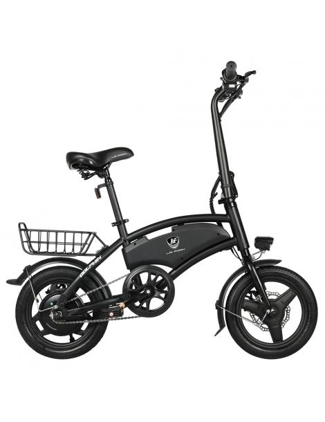 LAIFOOK Dolphin Bici Elettrica Pieghevole Motore 250W Batteria 36V 7.8AH Pneumatico 14 pollici - Nero Vendita Calda