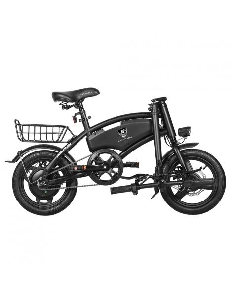 LAIFOOK Dolphin Bici Elettrica Pieghevole Motore 250W Batteria 36V 7.8AH Pneumatico 14 pollici - Nero Vendita Calda