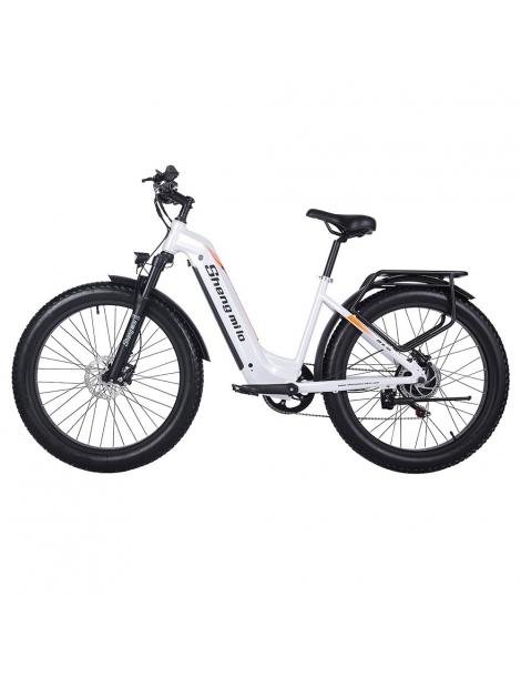 Shengmilo MX06 Bici Elettrica Fuoristrada Motore Bafang 500W Batteria Samsung 48V 17.5Ah Pneumatici Grassi All-terrain 26in Nuova