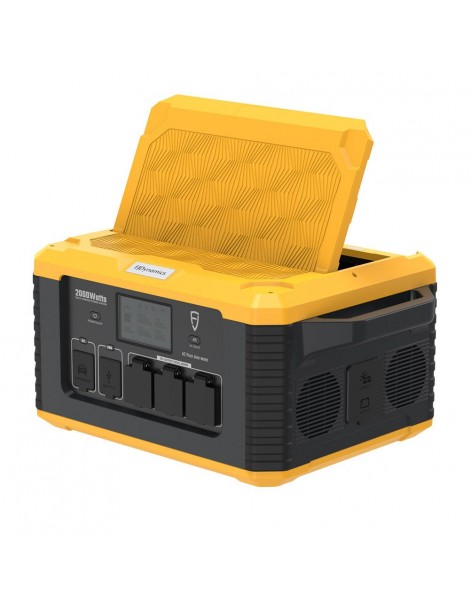 Fjdynamics Powersec MP2000 2264W/2000W Generatore Solare Portatile A Centrale Elettrica Pacco Batterie Rimovibile 12 Uscite Shopping Online