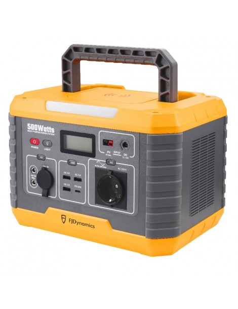 Fjdynamics Powersec MP500 520Wh/500W Centrale Elettrica Portatile Ricarica Wireless 10W 8 Porte Di Uscita Versione UE Affare Del Giorno