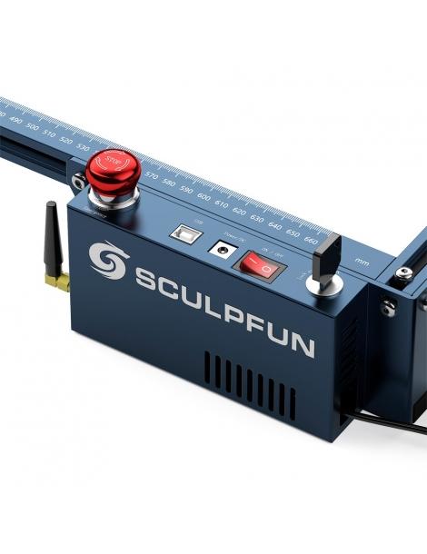 SCULPFUN S30 Ultra 33W Taglierina per incisioni laser Air Assist automatico 0.08x0.10mm Focus laser 600*600mm - EU Plug Pezzi Unici