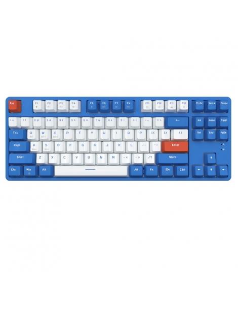 Ajazz AK871 interruttore blu 87 tasti tastiera meccanica dual-mode senza fili Shopping Online
