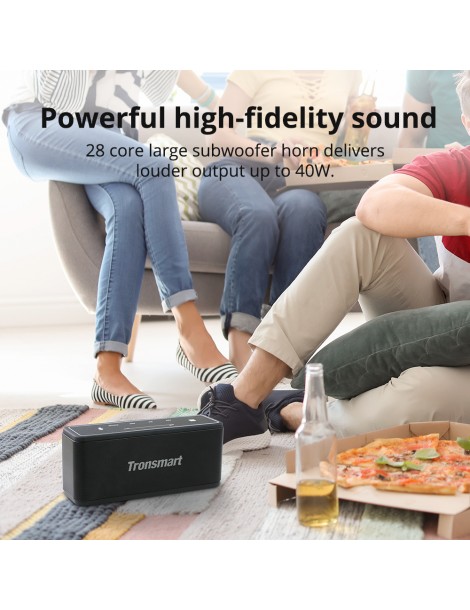 Tronsmart Element Mega SoundPulse™ Altoparlante Bluetooth 5.0 con uscita fino a 40W suono digitale 3D controllo touch - Nero In Saldo