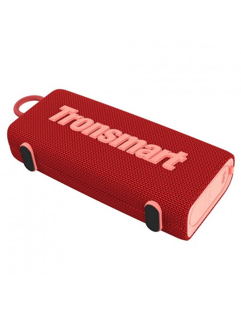 Tronsmart Trip 10W Altoparlante Bluetooth 5.3 portatile con elegante impugnatura in tessuto Batteria 2000mAh - Rosso In Linea