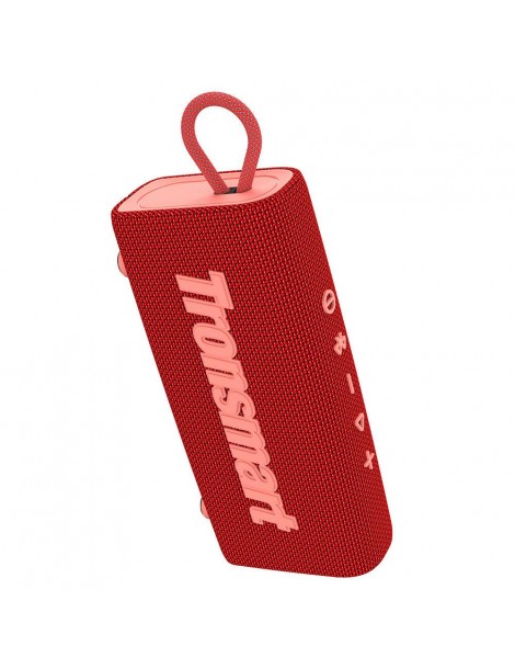 Tronsmart Trip 10W Altoparlante Bluetooth 5.3 portatile con elegante impugnatura in tessuto Batteria 2000mAh - Rosso In Linea