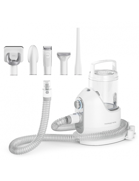 Neakasa P2 Pro Tagliacapelli per Cani con Aspirapolvere-Grigio bianco Rilascio limitato