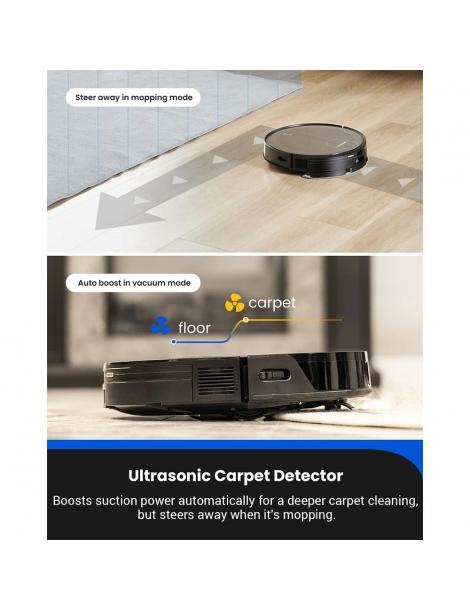 Proscenic X1 Aspirapolvere Robot con Base Auto-vuotante Aspirazione da 3000Pa tampone vibrante vibra 3000 volte al minuto Ultimo giorno