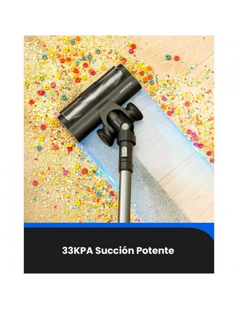 Proscenic P12 Aspirapolvere a Batteria Forte Aspirazione da 33KPa Grande Pattumiera da 1 2L Autonomia di 60 minuti Promozione temporanea