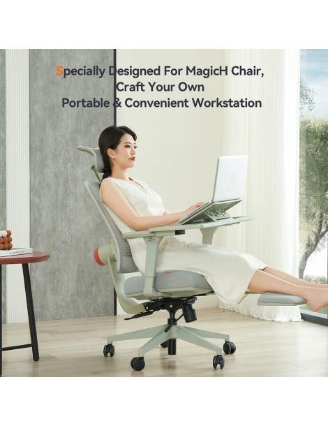 NEWTRAL LAPD Scrivania staccabile per sedia ergonomica MagicH-BP/MagicH-BPro - Grigio Esporta salva