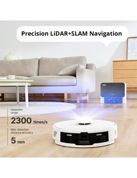 Neakasa NoMo N3 4000Pa Robot aspirapolvere con stazione di auto-svuotamento navigazione LDS + SLAM In vendita
