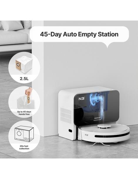 Neakasa NoMo N3 4000Pa Robot aspirapolvere con stazione di auto-svuotamento navigazione LDS + SLAM In vendita