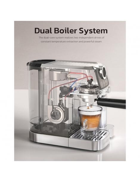 HiBREW H13A Macchina da caffè semi-automatica 3 in 1 6 modalità di caffè 20 bar serbatoio dell'acqua rimovibile da 1 3 litri 2025