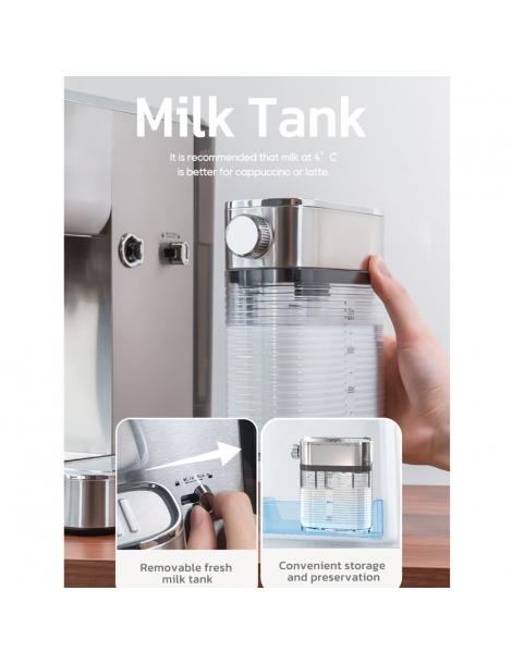 HiBREW H13A Macchina da caffè semi-automatica 3 in 1 6 modalità di caffè 20 bar serbatoio dell'acqua rimovibile da 1 3 litri 2025