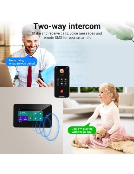 TALLPOWER G60 Sistema di allarme domestico wireless 12 kit con telecamera di sorveglianza da 4MP Nuovo