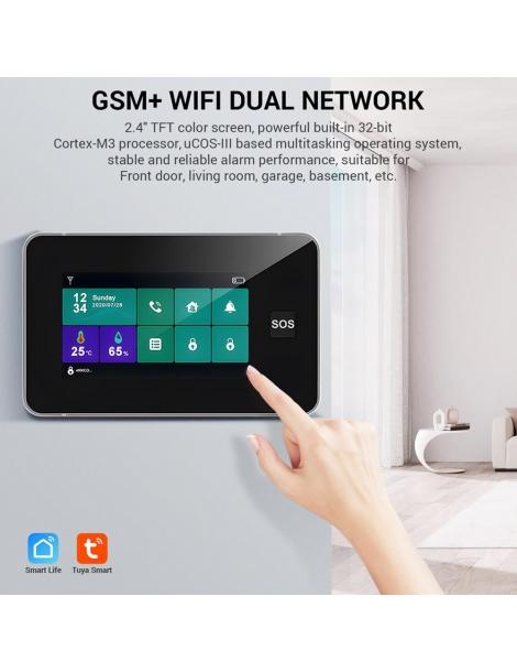 TALLPOWER G60 Sistema di allarme domestico wireless 12 kit con telecamera di sorveglianza da 4MP Nuovo