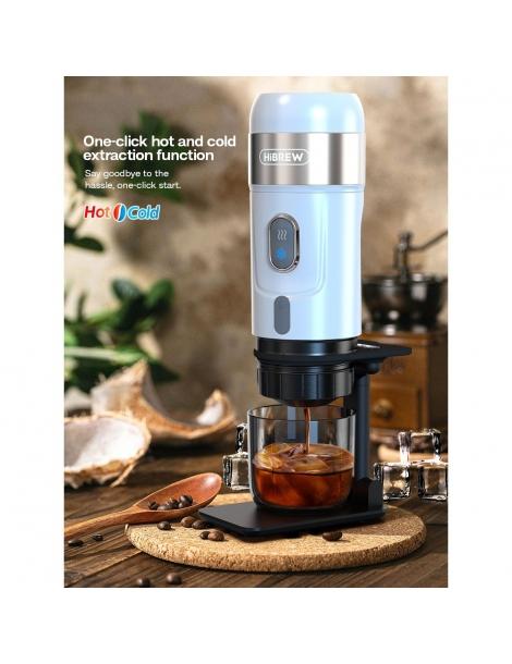 HiBREW H4A 80W Macchina da caffè portatile per auto con supporto - Bianco Vendita
