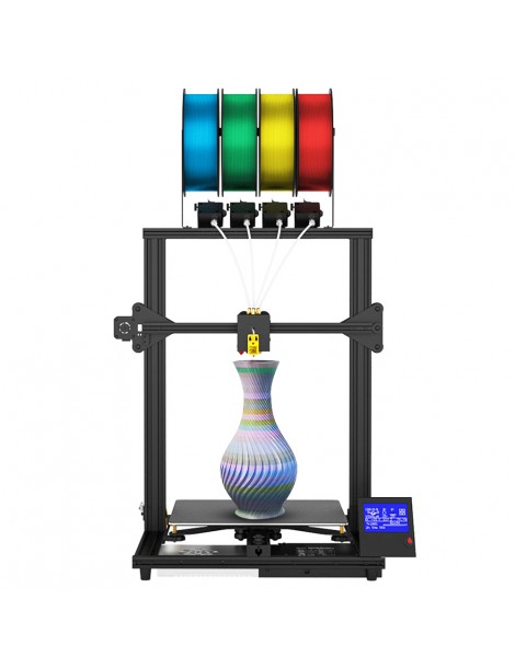 Zonestar Z8PM4 Pro Stampante 3D 4 Titan Extruders miscelazione colore 4 in1 out livellamento automatico 300 * 300 * 400 mm Prezzo Ridotto