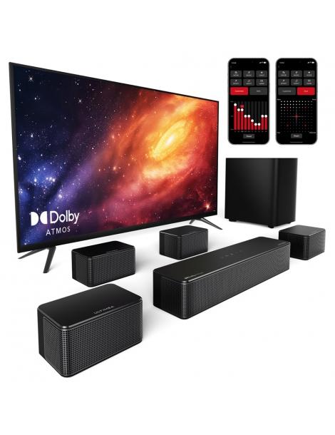 ULTIMEA Poseidon D80 Kit di altoparlanti subwoofer Soundbar a 7.1 canali Dolby Atmos 460 W di potenza di picco Offerta