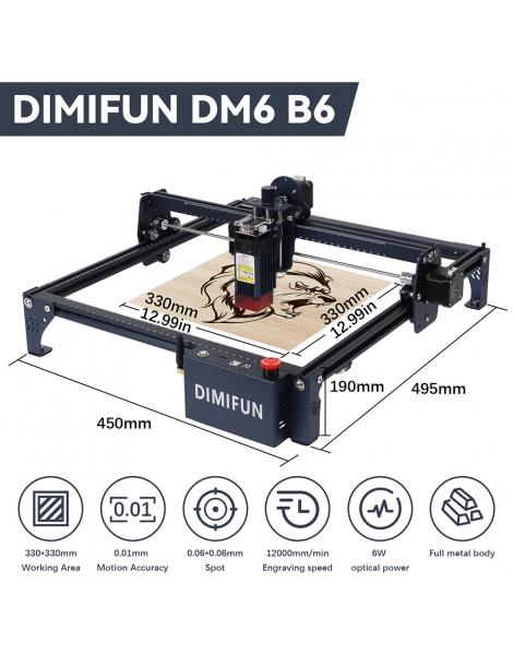 DIMIFUN DM6 B6 6W Macchina per l'incisione laser protezione degli occhi precisione di 0 01 mm punto di 0 06 mm Online