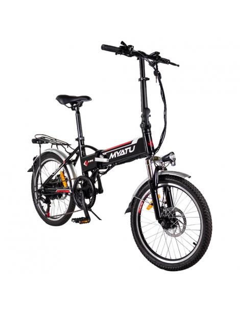 Myatu MYT-20 Bici Elettrica Pieghevole Motore 250W Batteria 36V 10.4Ah Pneumatico 20 pollici - Nero Saldi Di Fabbrica