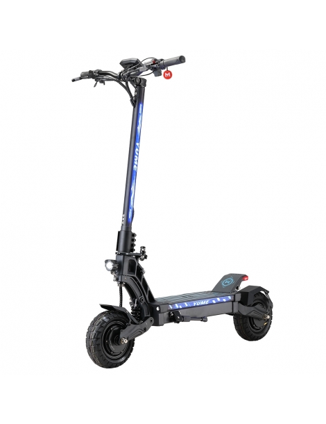 YUME HAWK Scooter elettrico pieghevole 10x3.15" pneumatici tubeless per tutti i terreni motore 1200W*2 batteria 60V 22.5Ah In Saldo