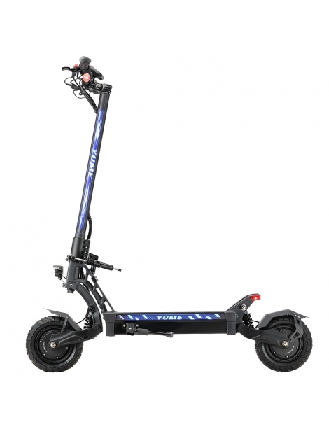 YUME HAWK Scooter elettrico pieghevole 10x3.15" pneumatici tubeless per tutti i terreni motore 1200W*2 batteria 60V 22.5Ah In Saldo