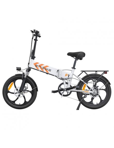 ENGWE P1 Bicicletta elettrica pieghevole pneumatico 20*3 pollici motore 250W batteria 36V 13Ah - Bianco Spedizione gratuita