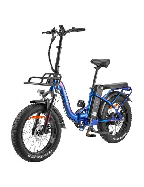 Fafrees F20 Max Flodable Electric Bike 20*4.0 pollici Fat Tire 500W Brushless Motor 48V 22.5Ah Battery - Aurora Blue Comprare a buon mercato