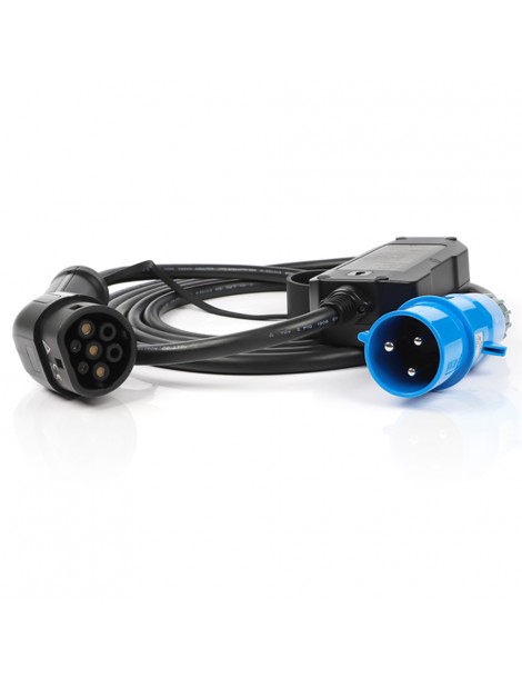 ANDAIIC Caricatore EV Caricatore portatile per auto elettriche Tipo 2 IEC62196 Modalità 2 10/16/20/24/32A Corrente - UE Offerta per la Festa della Mamma