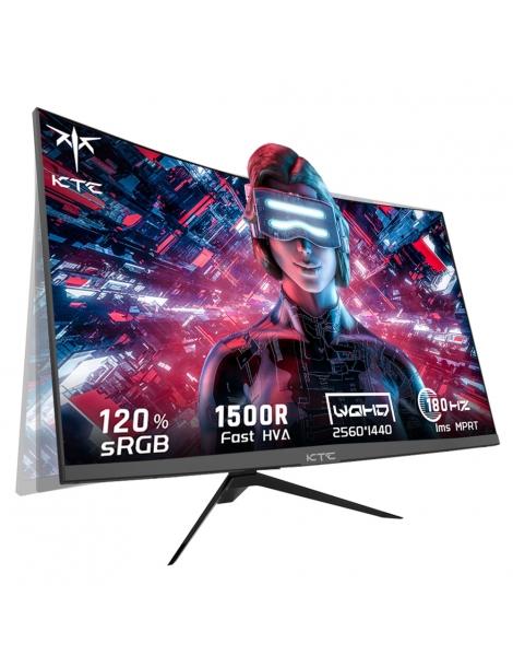 KTC H27S17 Monitor da gioco 27 pollici 2560x1440 QHD 180Hz HVA Curvo 1500R 1ms Tempo di risposta Standard di montaggio Vesa Vendita calda