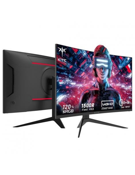 KTC H27S17 Monitor da gioco 27 pollici 2560x1440 QHD 180Hz HVA Curvo 1500R 1ms Tempo di risposta Standard di montaggio Vesa Vendita calda