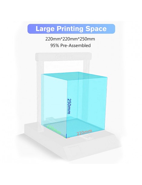 Artillery Genius Pro Stampante 3D Volume di Produzione 220*220*250 mm Latest fashion